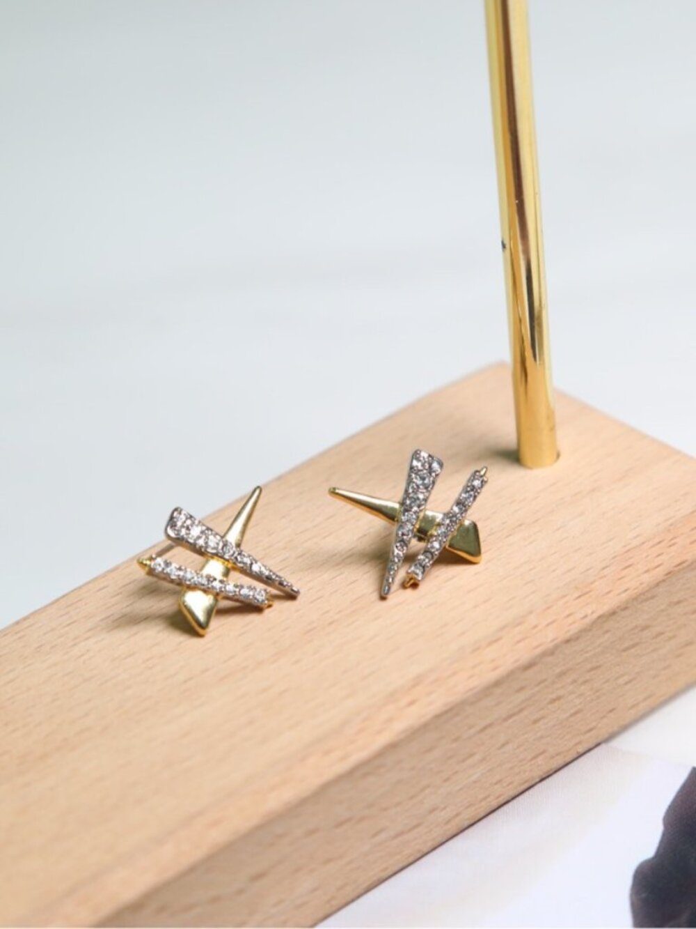 Alexis Bittar Two-Tone Stud Earrings